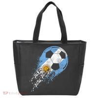 Argentina Soccer Argentinian Flag Pride Soccer Player Tote Bag thumb 0