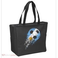 Argentina Soccer Argentinian Flag Pride Soccer Player Tote Bag thumb 2
