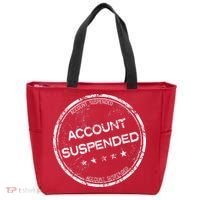 Account Suspended Tote Bag thumb 0