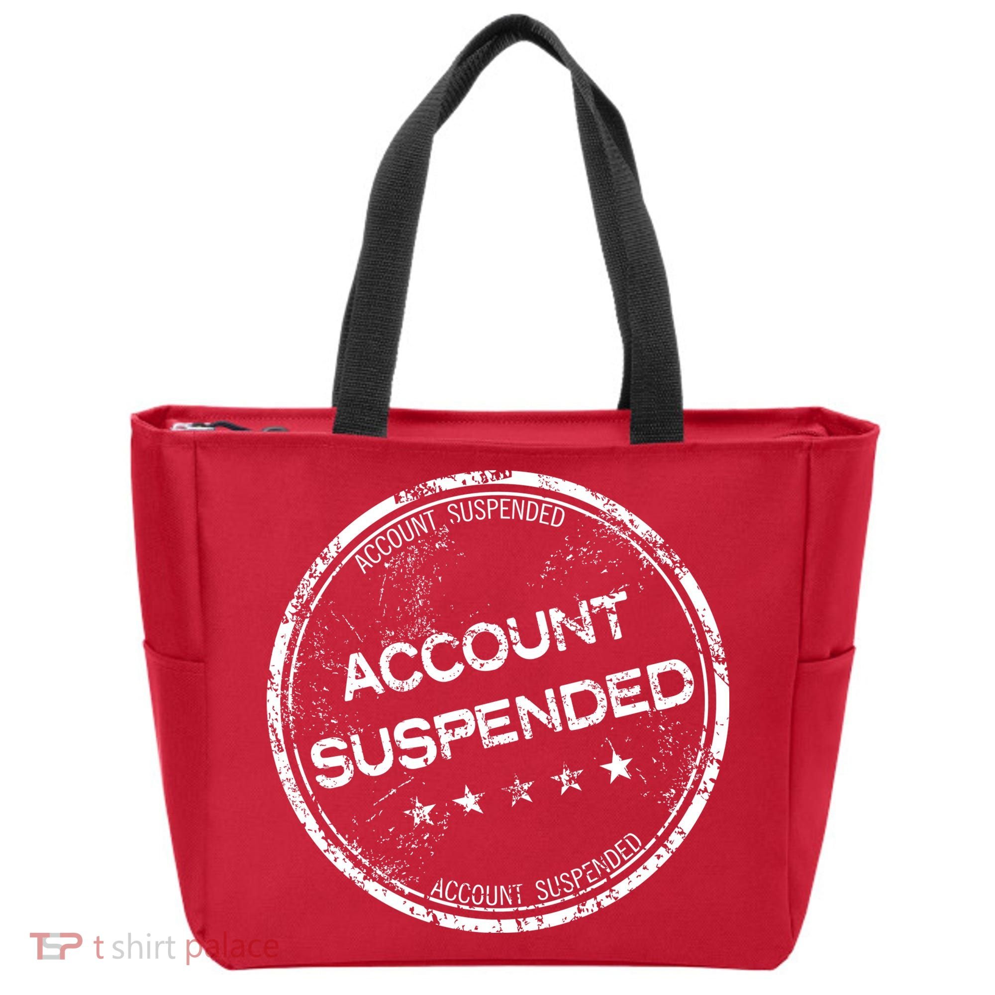 Account Suspended Tote Bag