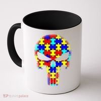 Autism Skull Coffee Mug thumb 0