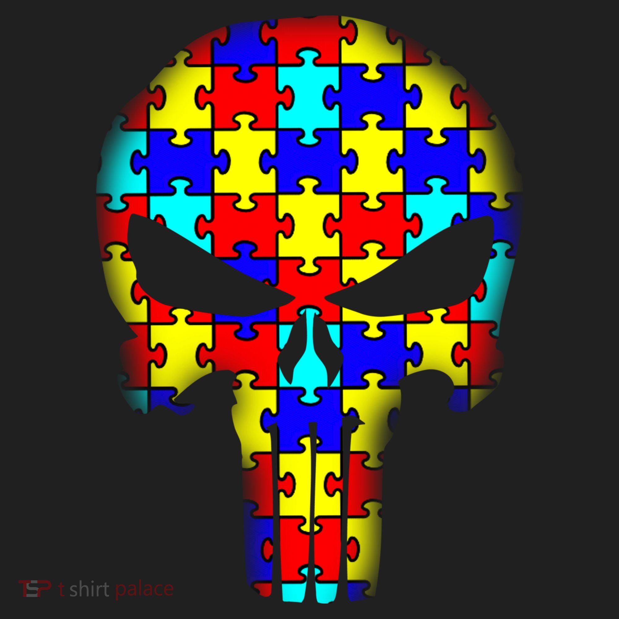 Autism Skull Tumbler
