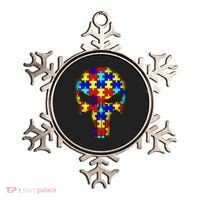 Autism Skull Ornament thumb 0