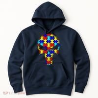 Autism Skull Hoodie thumb 0