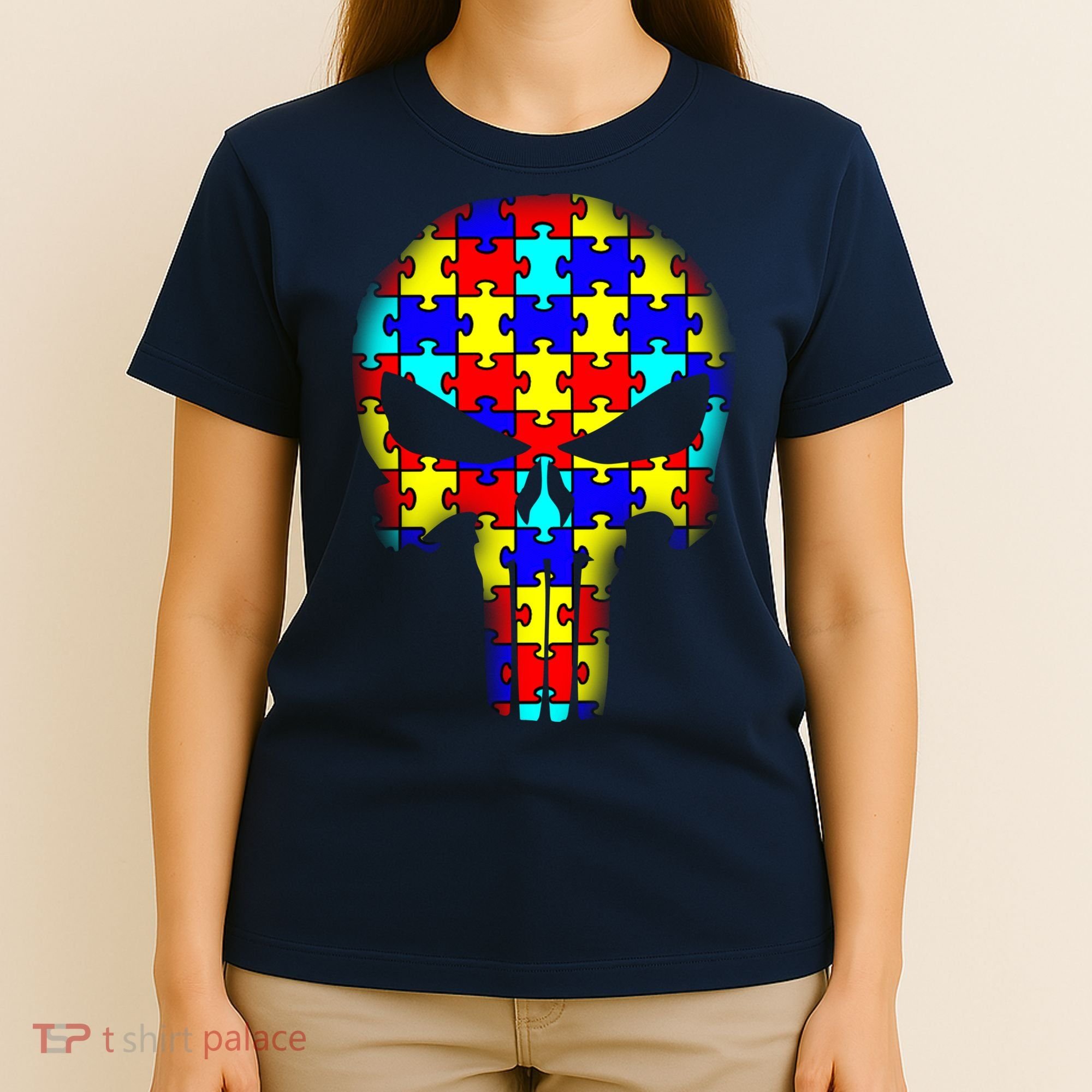 Autism Skull T-Shirt