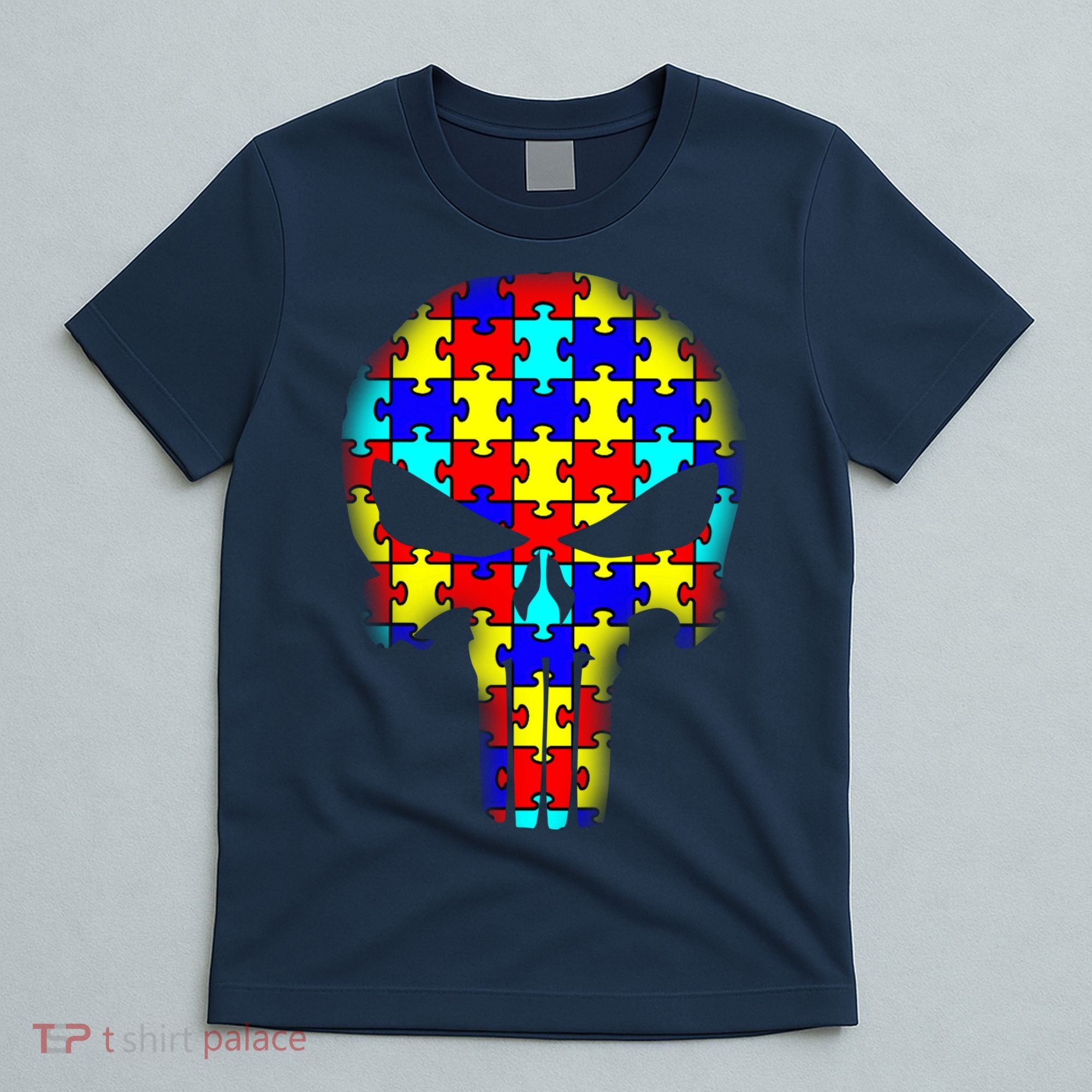 Autism Skull T-Shirt