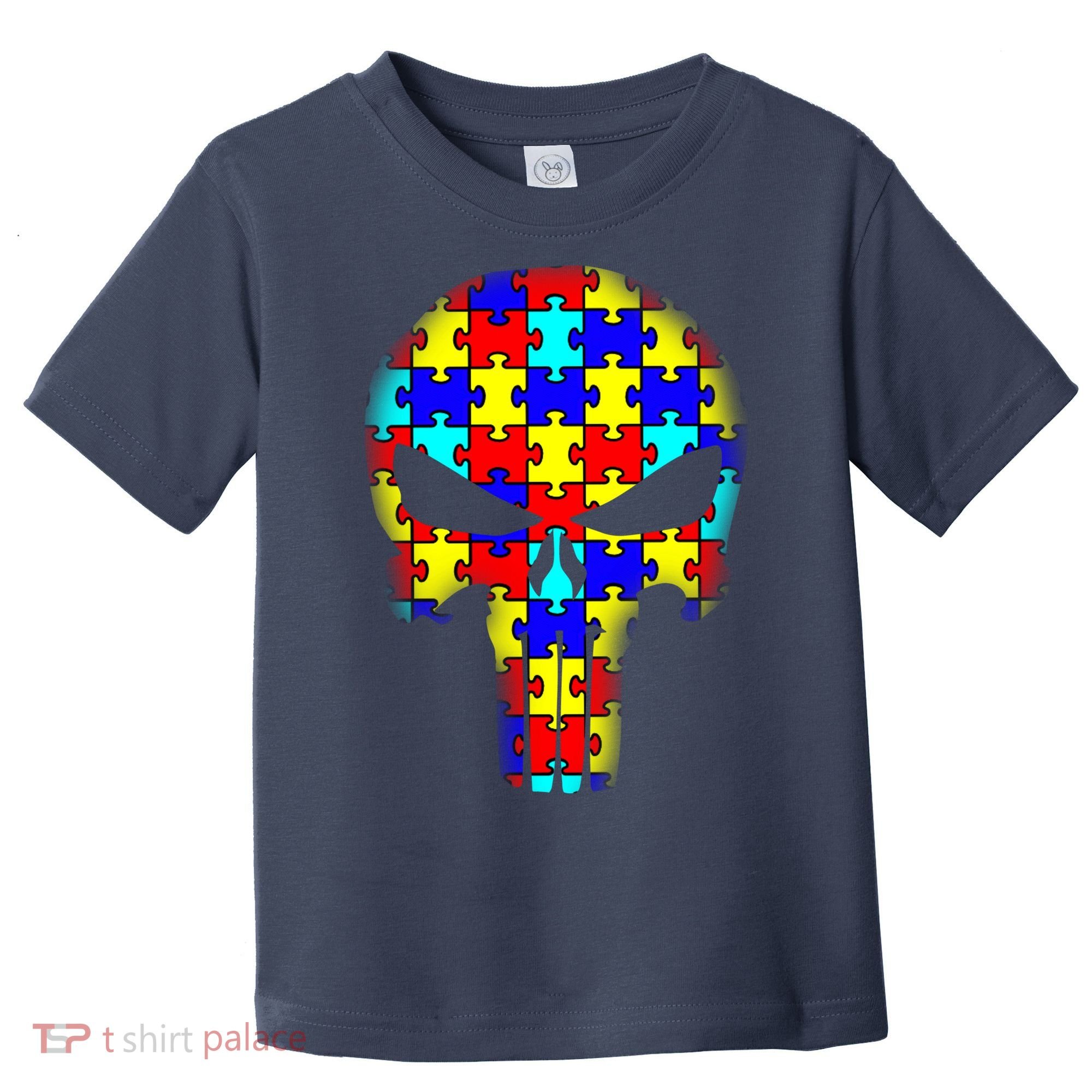 Autism Skull Toddler T-Shirt
