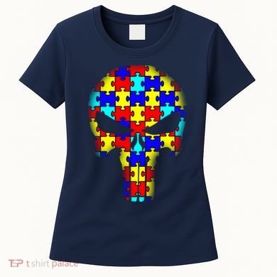 Autism Skull Women's T-Shirt