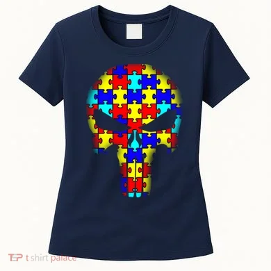 Autism Skull Women's T-Shirt