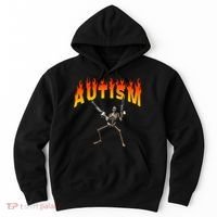 Autism Skeleton Hoodie thumb 0