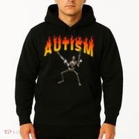 Autism Skeleton Hoodie thumb 2