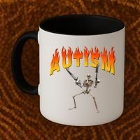 Autism Skeleton Coffee Mug thumb 2