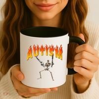 Autism Skeleton Coffee Mug thumb 3