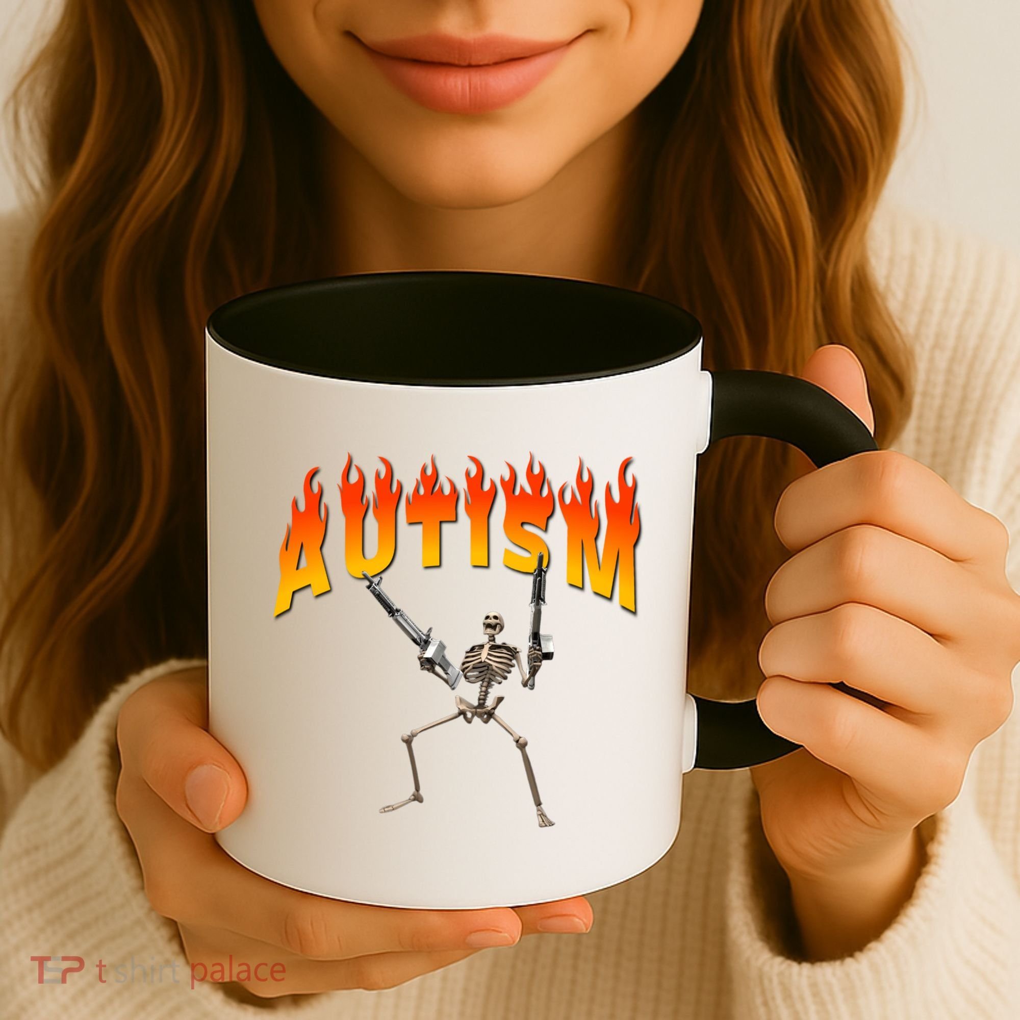 Autism Skeleton Coffee Mug