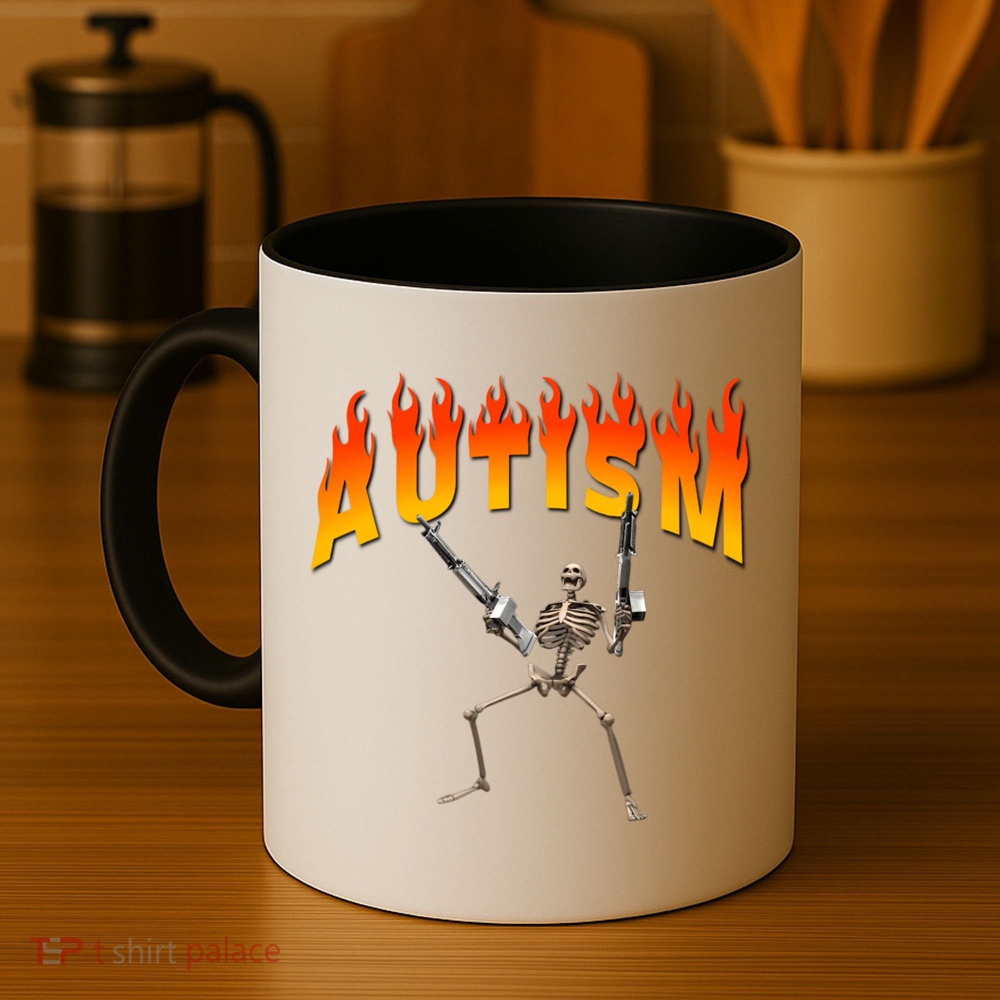 Autism Skeleton Coffee Mug