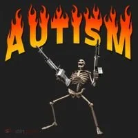 Autism Skeleton Beanie thumb 2