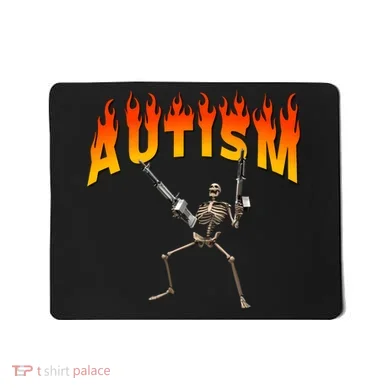 Autism Skeleton Mousepad