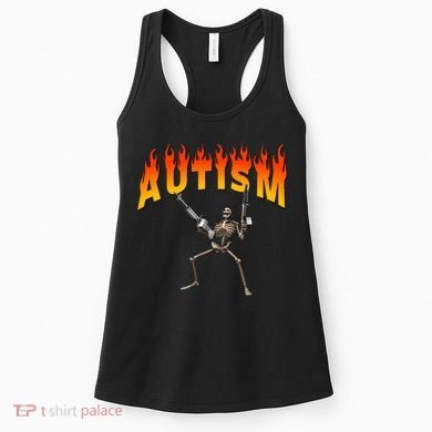 Autism Skeleton Women's Tank Top