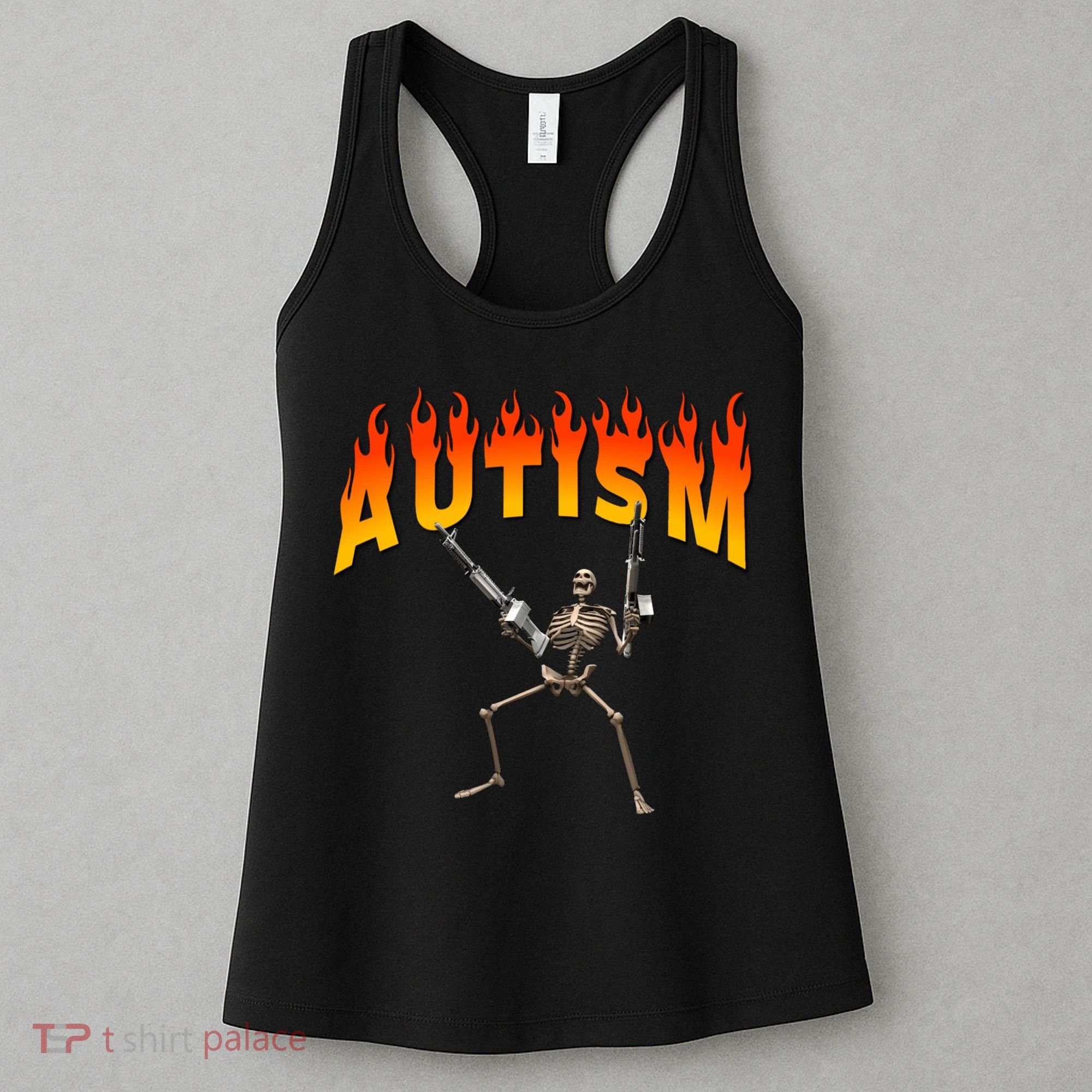 Autism Skeleton Women's Tank Top