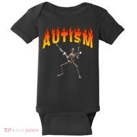 Autism Skeleton Baby Bodysuit thumb 0