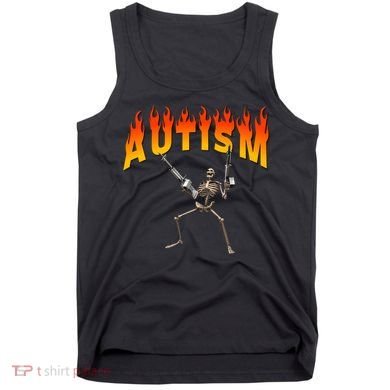 Autism Skeleton Tank Top