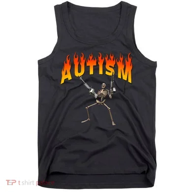 Autism Skeleton Tank Top