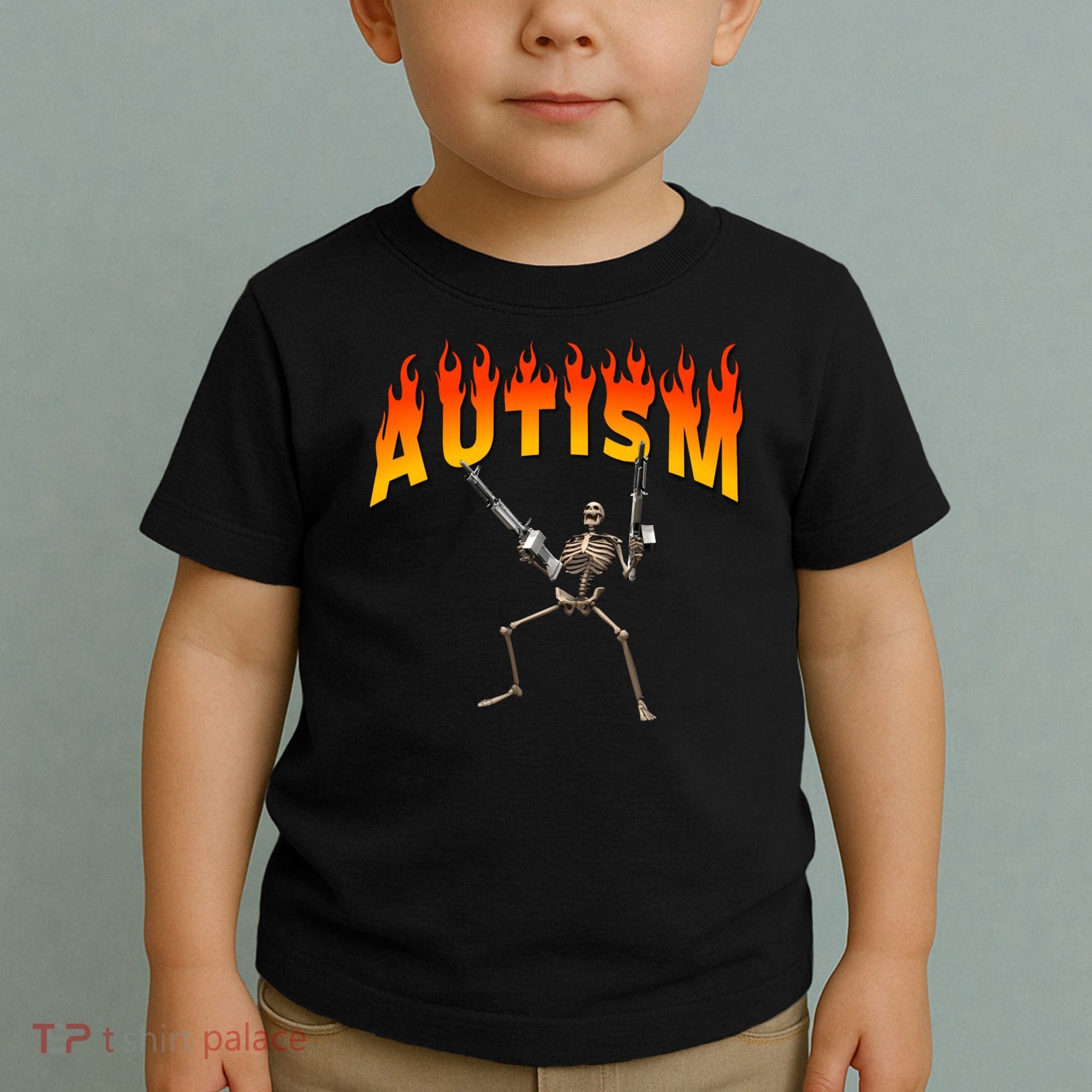 Autism Skeleton Toddler T-Shirt