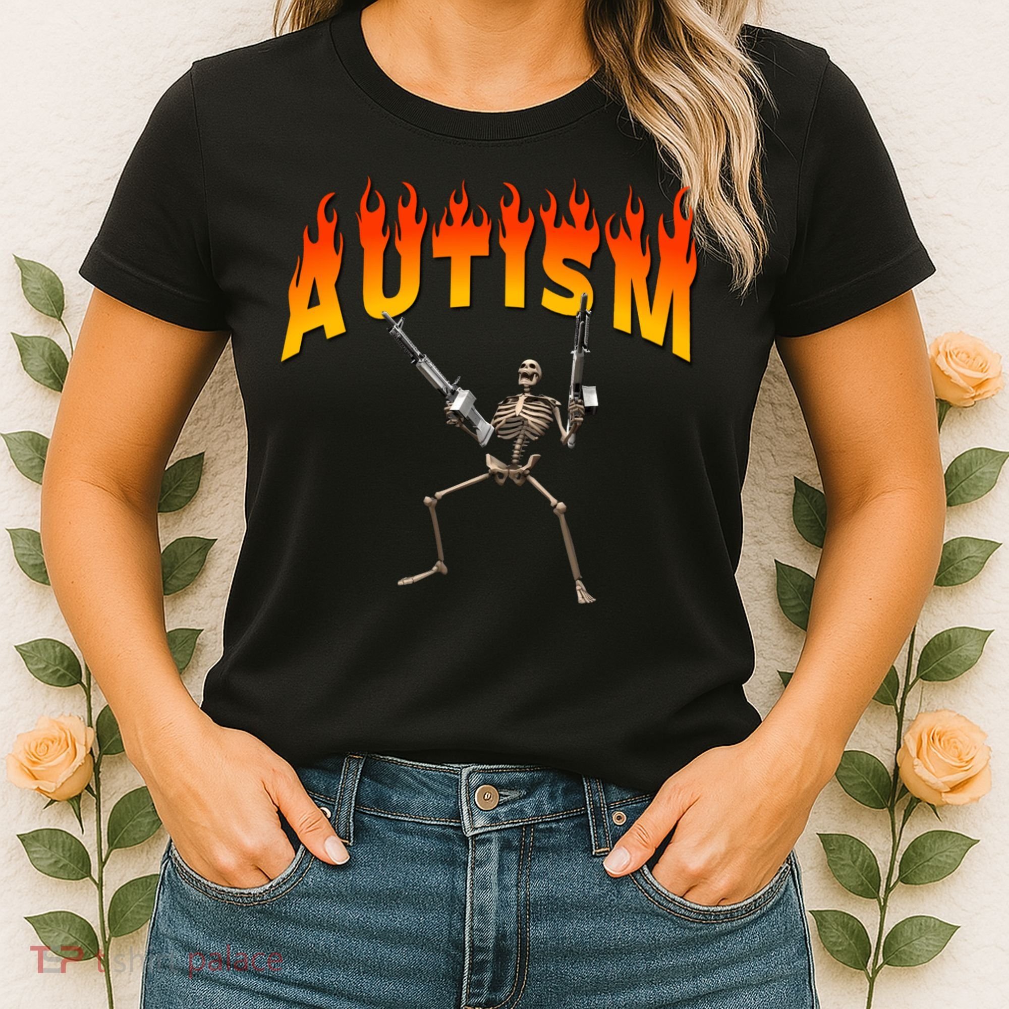 Autism Skeleton Women's T-Shirt