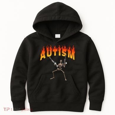 Autism Skeleton Kids Hoodie