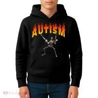Autism Skeleton Kids Hoodie thumb 4
