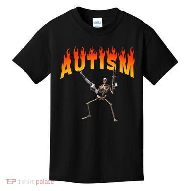 Autism Skeleton Kids T-Shirt