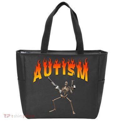 Autism Skeleton Tote Bag