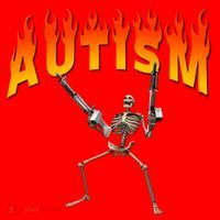 Autism Skeleton Santa Hat thumb 1