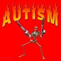 Autism Skeleton Santa Hat thumb 1