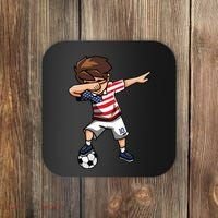 Argentina Soccer Argentinian Flag Pride Soccer Player Coaster thumb 0