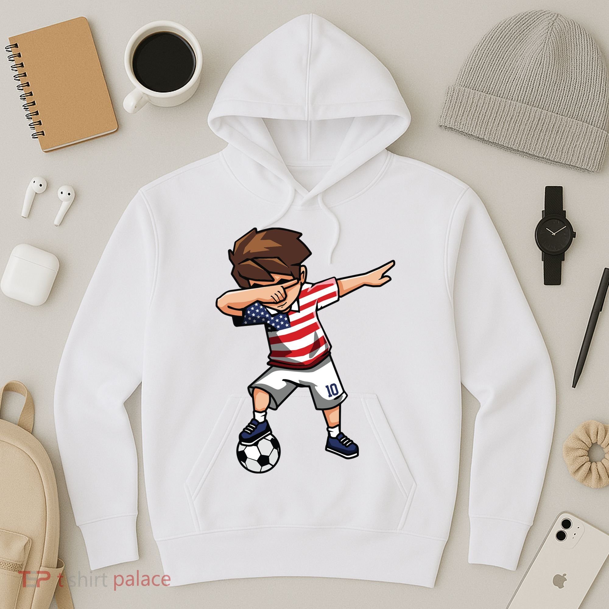 Argentina Soccer Argentinian Flag Pride Soccer Player Hoodie