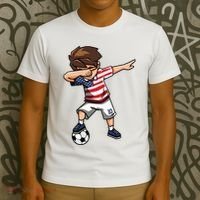 Argentina Soccer Argentinian Flag Pride Soccer Player T-Shirt thumb 3