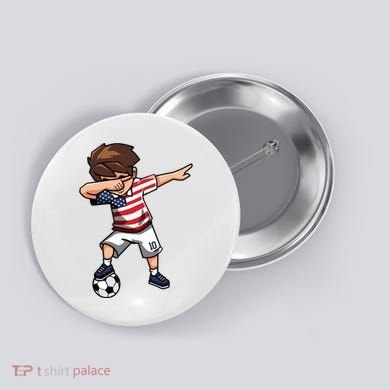 Argentina Soccer Argentinian Flag Pride Soccer Player Button