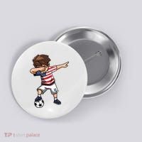 Argentina Soccer Argentinian Flag Pride Soccer Player Button thumb 0