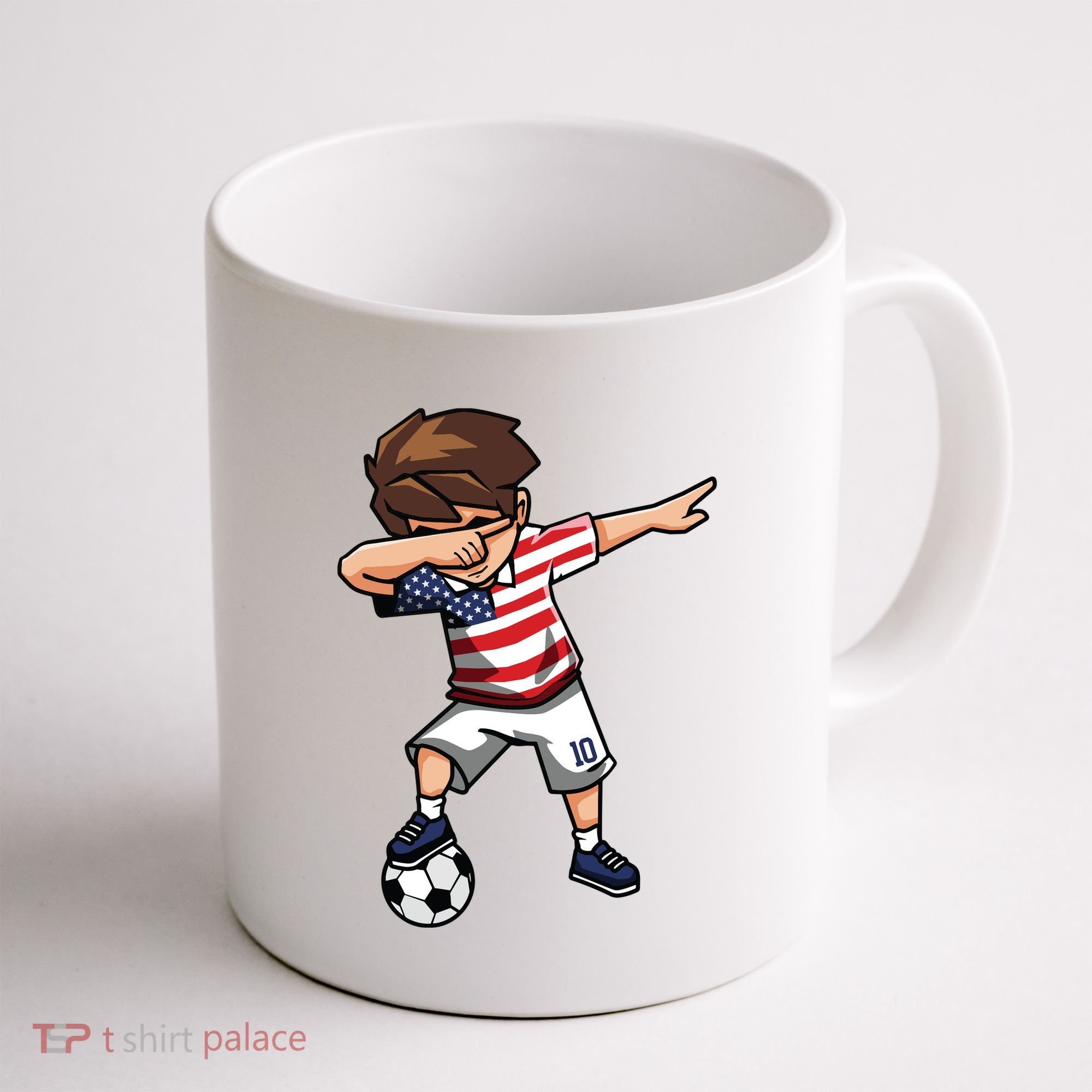 Argentina Soccer Argentinian Flag Pride Soccer Player Coffee Mug