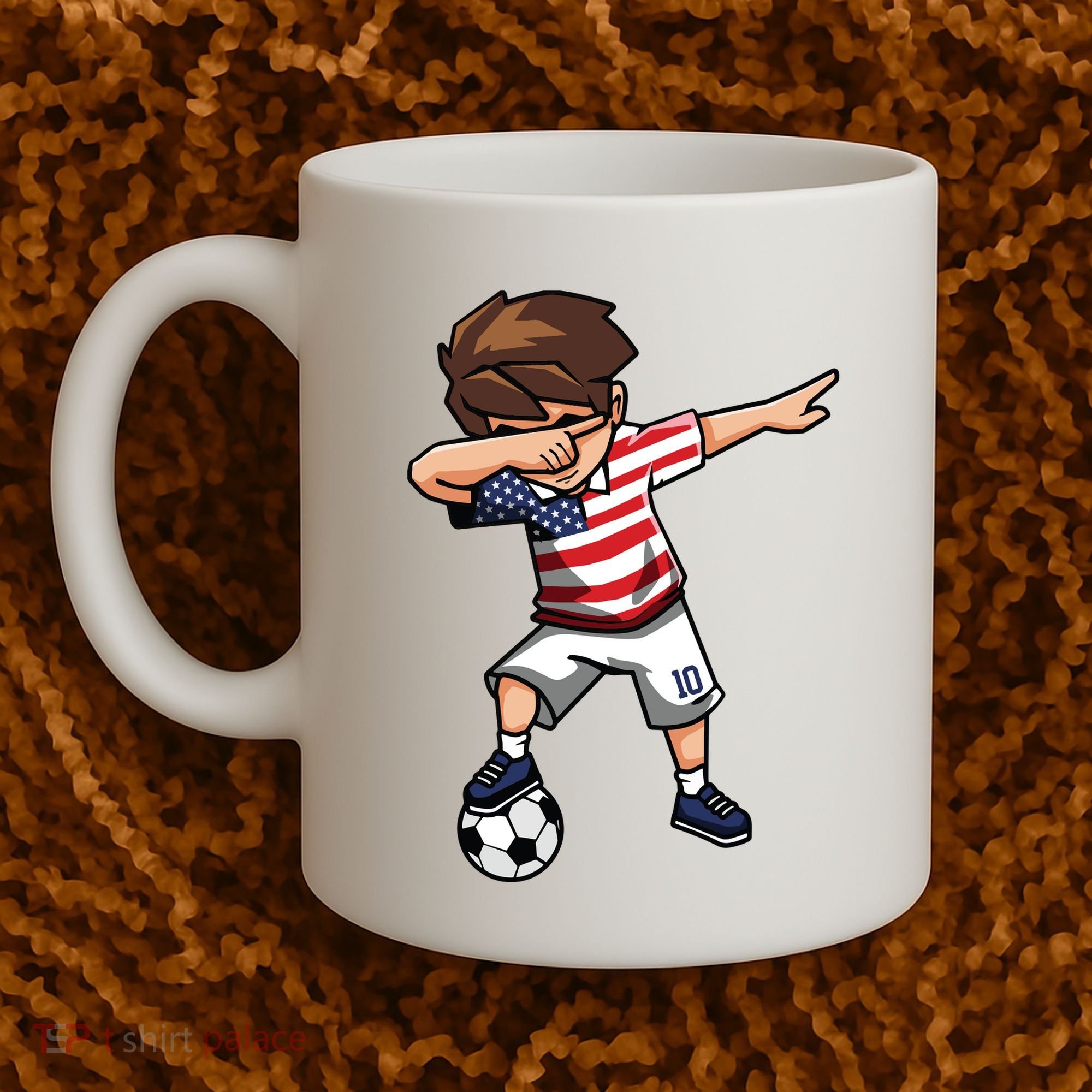 Argentina Soccer Argentinian Flag Pride Soccer Player Coffee Mug