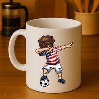 Argentina Soccer Argentinian Flag Pride Soccer Player Coffee Mug thumb 4