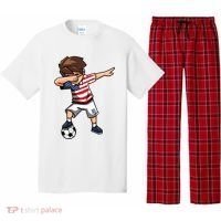 Argentina Soccer Argentinian Flag Pride Soccer Player Pajama Set thumb 0