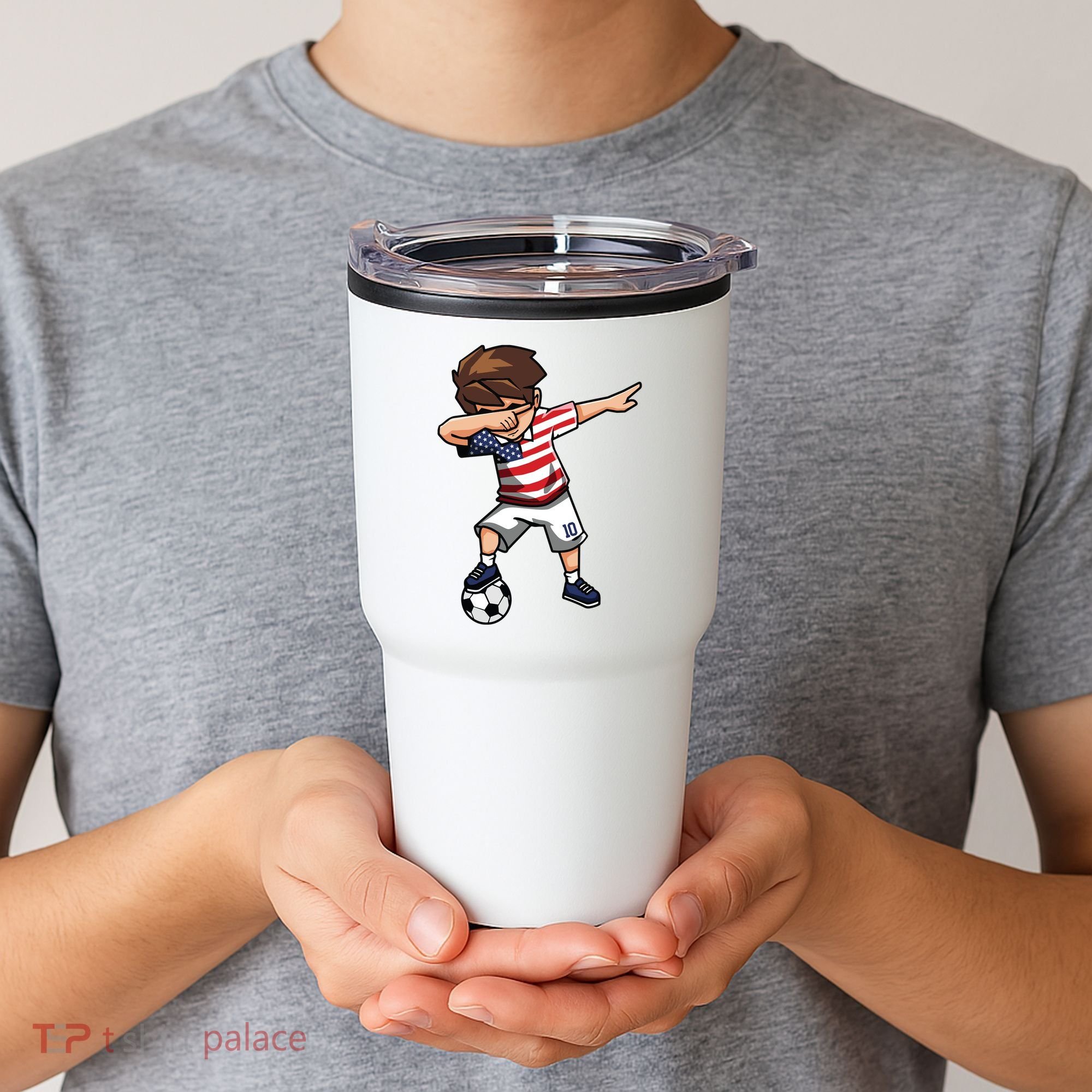 Argentina Soccer Argentinian Flag Pride Soccer Player Tumbler