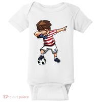 Argentina Soccer Argentinian Flag Pride Soccer Player Baby Bodysuit thumb 0