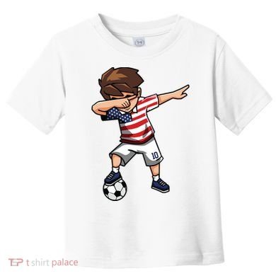 Argentina Soccer Argentinian Flag Pride Soccer Player Toddler T-Shirt