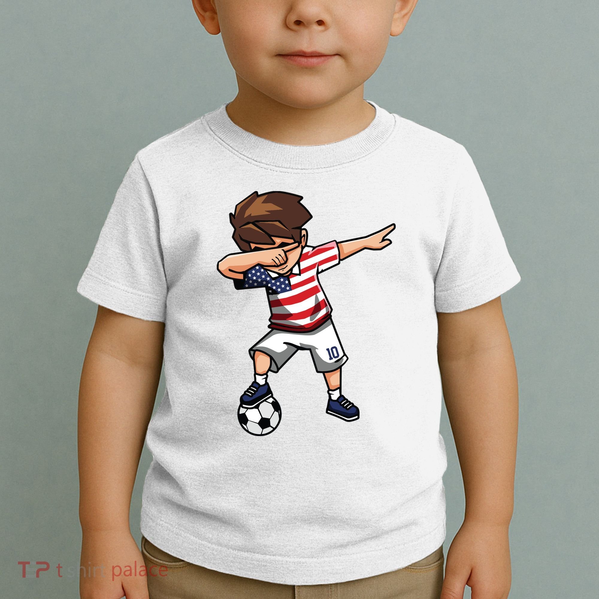 Argentina Soccer Argentinian Flag Pride Soccer Player Toddler T-Shirt