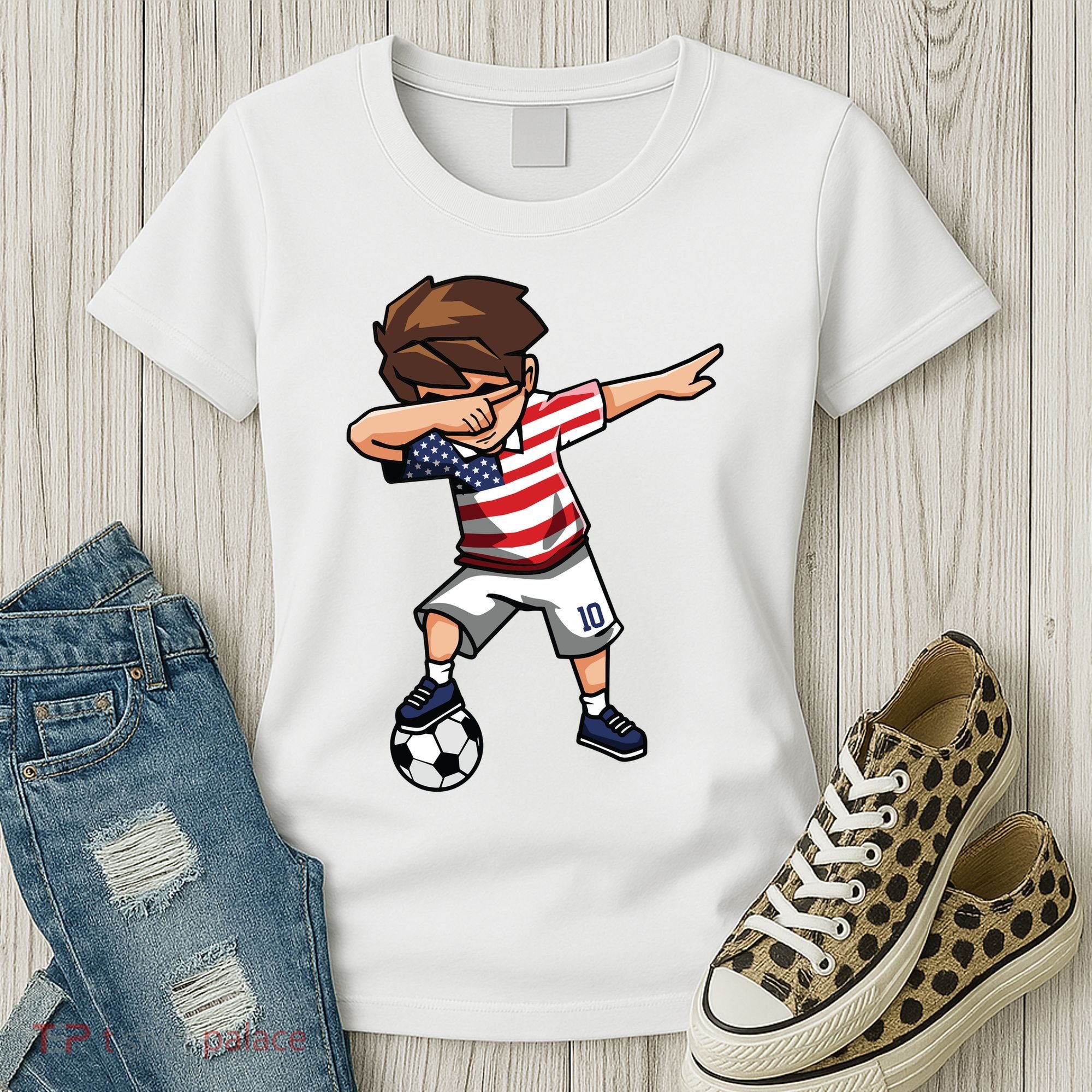 Argentina Soccer Argentinian Flag Pride Soccer Player Women's T-Shirt