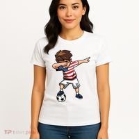 Argentina Soccer Argentinian Flag Pride Soccer Player Women's T-Shirt thumb 4