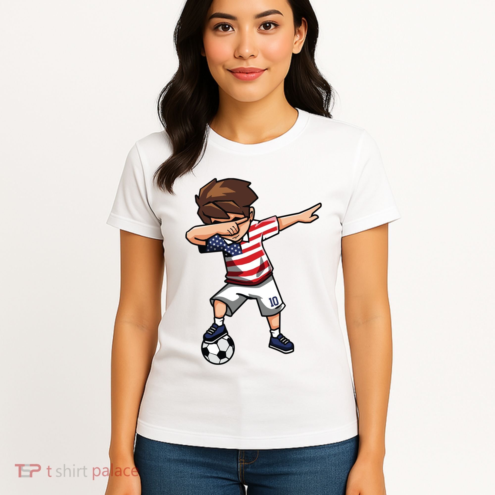 Argentina Soccer Argentinian Flag Pride Soccer Player Women's T-Shirt